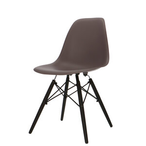 POPfurniture Chaise POP DSW Base Sombre Taupe