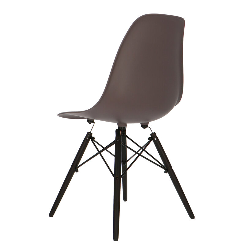 POPfurniture POP Stuhl DSW dunkles Untergestell Taupe