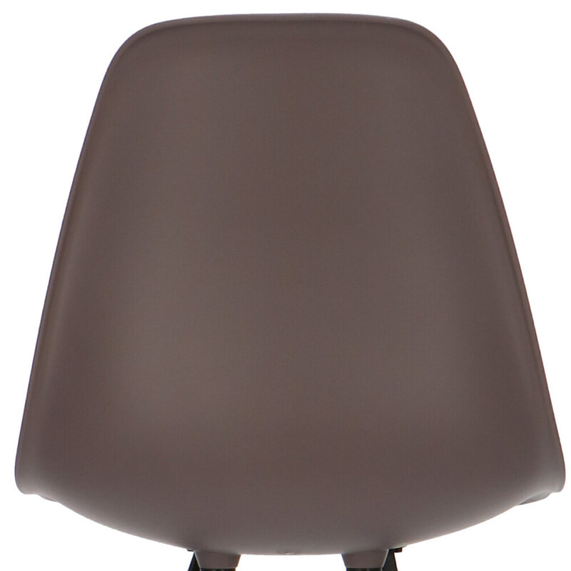 POPfurniture Chaise POP DSW Base Sombre Taupe