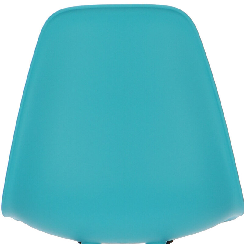 POPfurniture POP Chair DSW Dark Base Turquoise