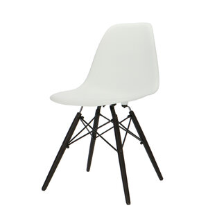 POPfurniture POP Chair DSW Dark Base White