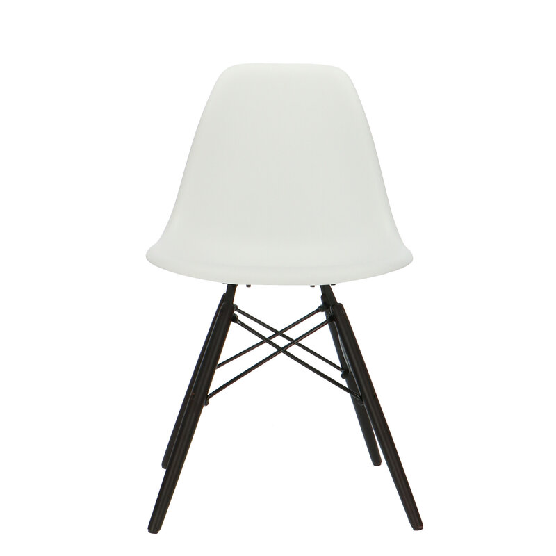 POPfurniture POP Stuhl DSW dunkles Untergestell Weiß