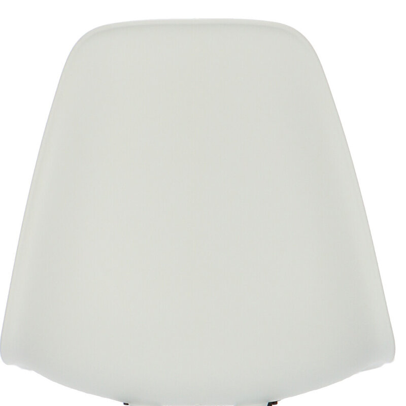 POPfurniture Chaise POP DSW Base Sombre Blanc