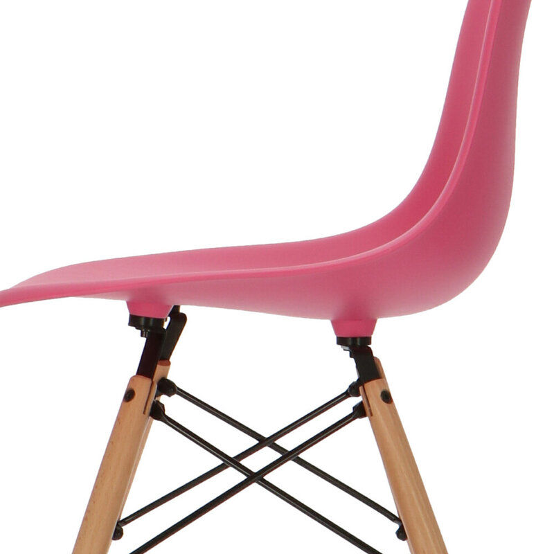 POPfurniture POP Stol DSW Lyserød