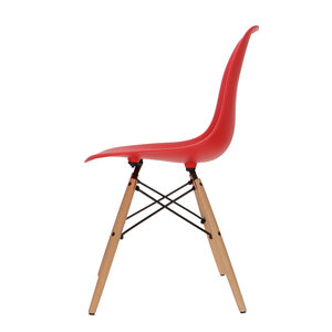 POP Stol DSW Röd POPfurniture POP Stol DSW Röd