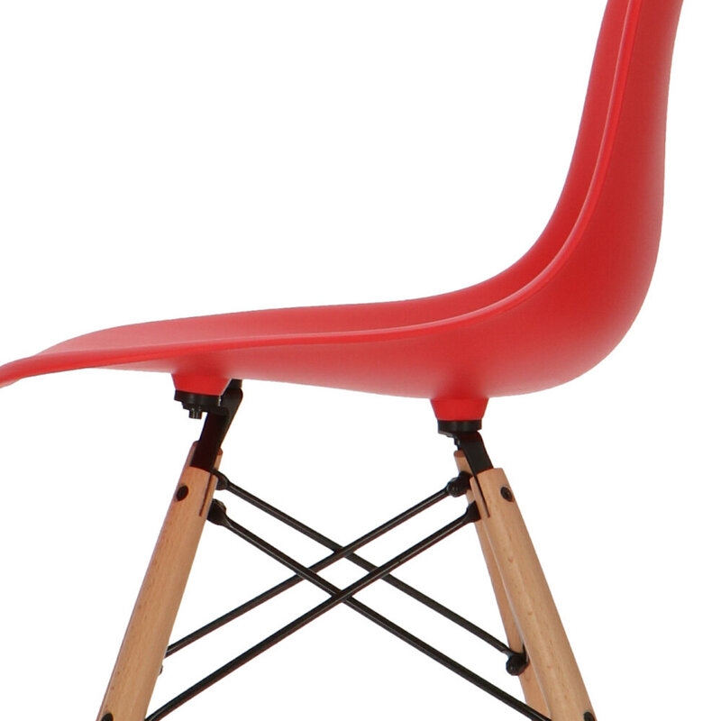 POPfurniture POP Chair DSW Red
