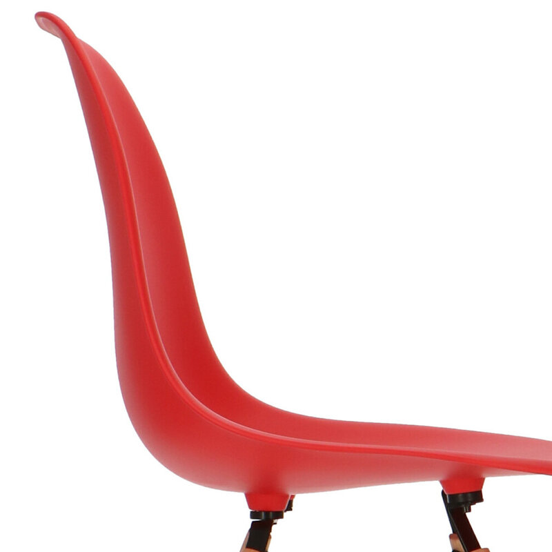 POP Stol DSW Röd POPfurniture POP Stol DSW Röd