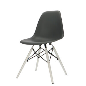 POPfurniture POP Stuhl DSW Weißes Untergestell Anthrazit