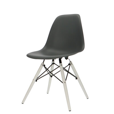 POPfurniture POP Stol DSW Hvid Chassis Anthracite POP Stol DSW Hvid Chassis Anthracite