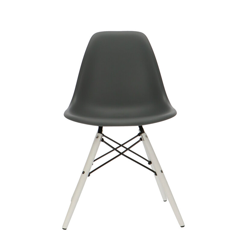 POP Chair DSW White Base Anthracite POPfurniture POP Chair DSW White Base Anthracite