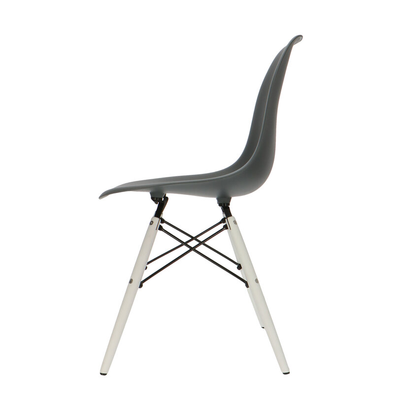 POP Chair DSW White Base Anthracite POPfurniture POP Chair DSW White Base Anthracite