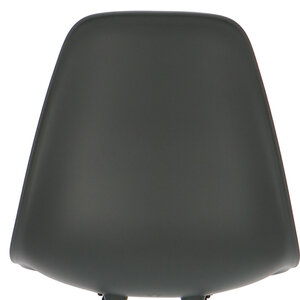 POPfurniture POP Stuhl DSW Weißes Untergestell Anthrazit