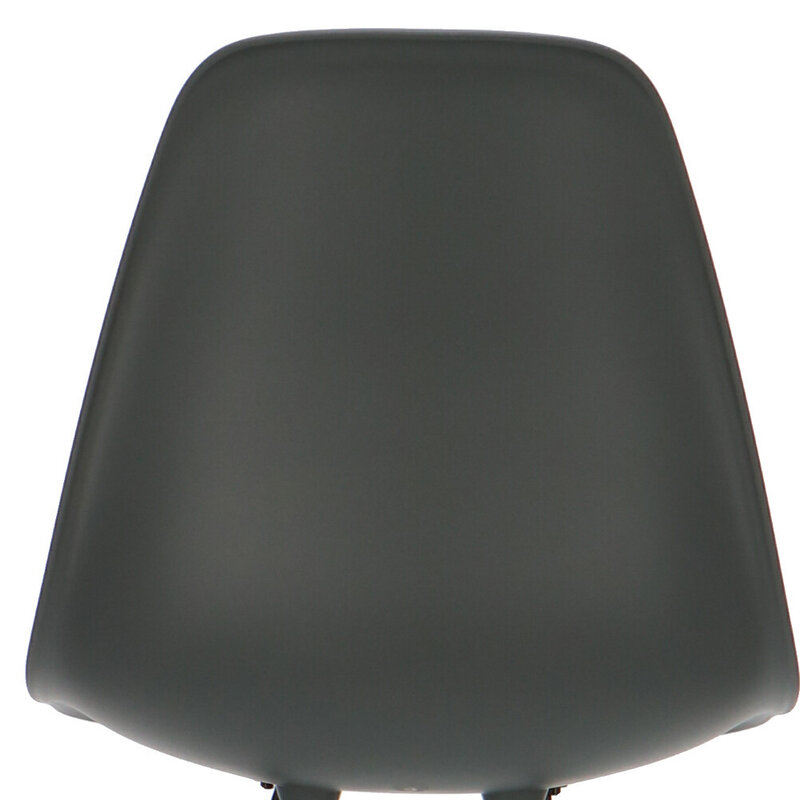 POPfurniture POP Stol DSW Hvid Chassis Anthracite