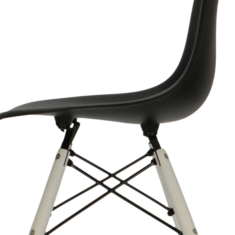 POP Chair DSW White Base Black POPfurniture POP Chair DSW White Base Black