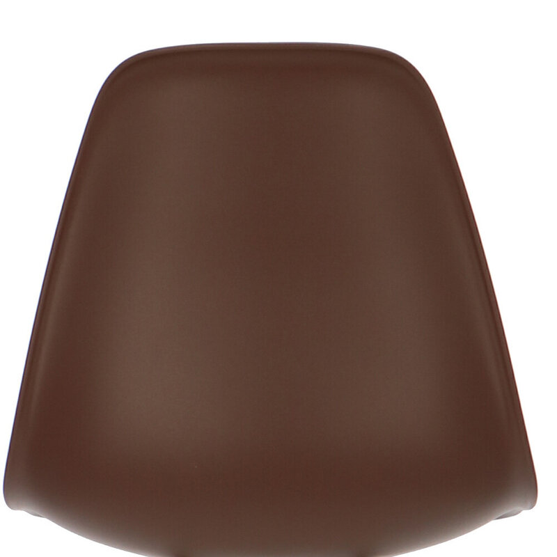 POP Chair DSW White Base Brown POPfurniture POP Chair DSW White Base Brown