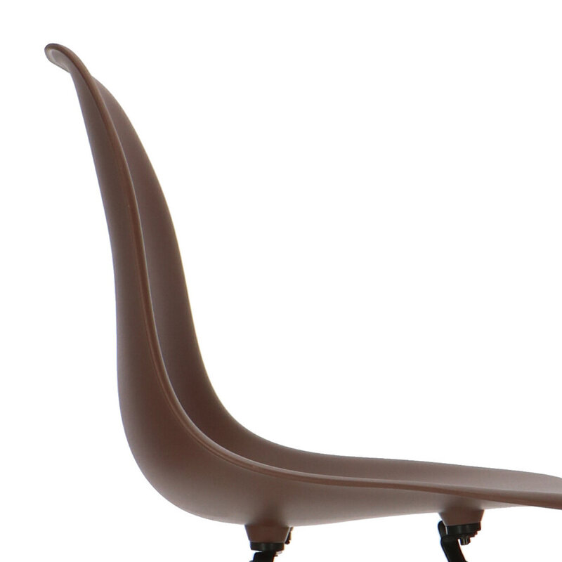 POP Stol DSW Vit Bas Brun POPfurniture POP Stol DSW Vit Bas Brun