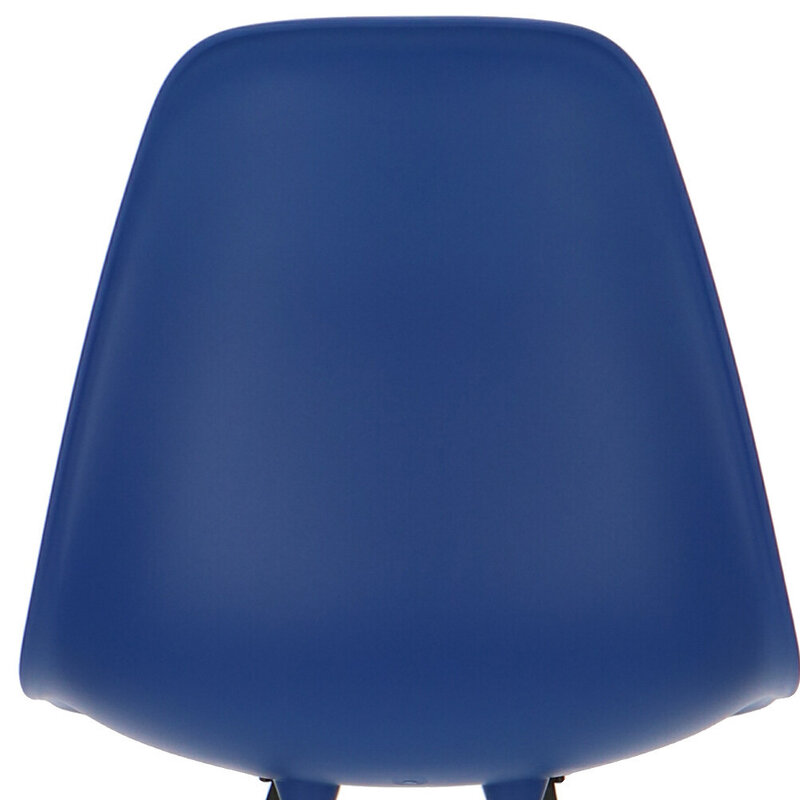 POP Chair DSW White Base Dark Blue POPfurniture POP Chair DSW White Base Dark Blue