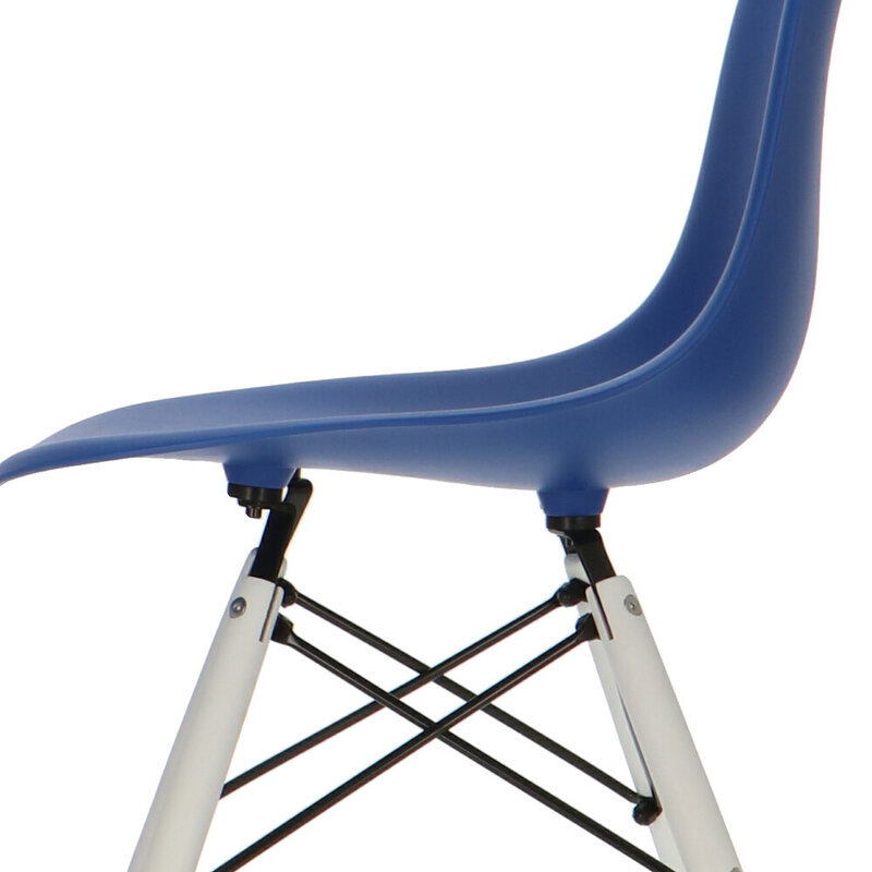 POP Stol DSW Vit Bas Mörkblå POPfurniture POP Stol DSW Vit Bas Mörkblå