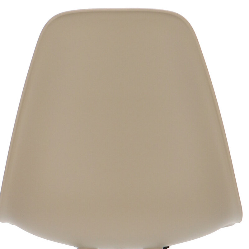 Chaise POP DSW Pieds Blancs Greige POPfurniture Chaise POP DSW Pieds Blancs Greige