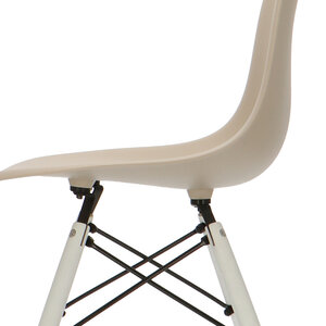 Chaise POP DSW Pieds Blancs Greige POPfurniture Chaise POP DSW Pieds Blancs Greige