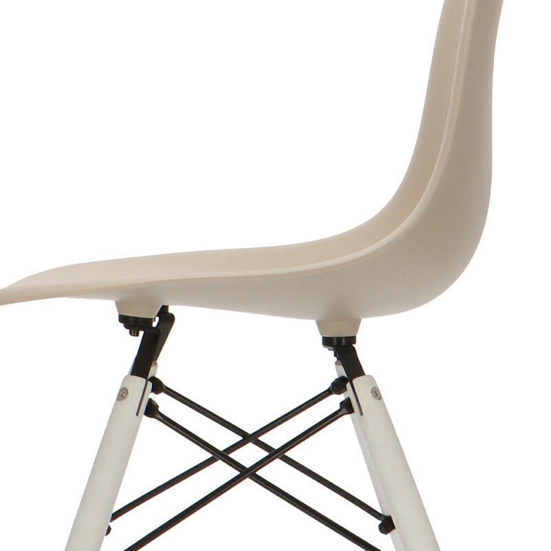 POP Chair DSW White Base Greige POPfurniture POP Chair DSW White Base Greige