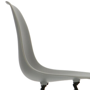 POP Chair DSW White Base Grey POPfurniture POP Chair DSW White Base Grey