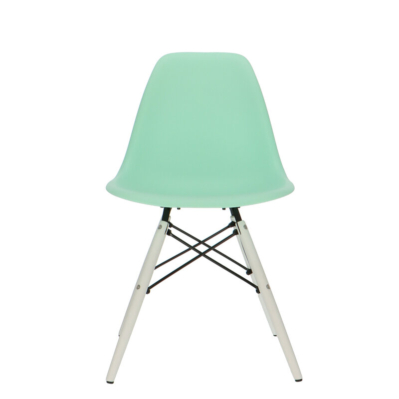 POPfurniture POP Chair DSW White Base Mint Green