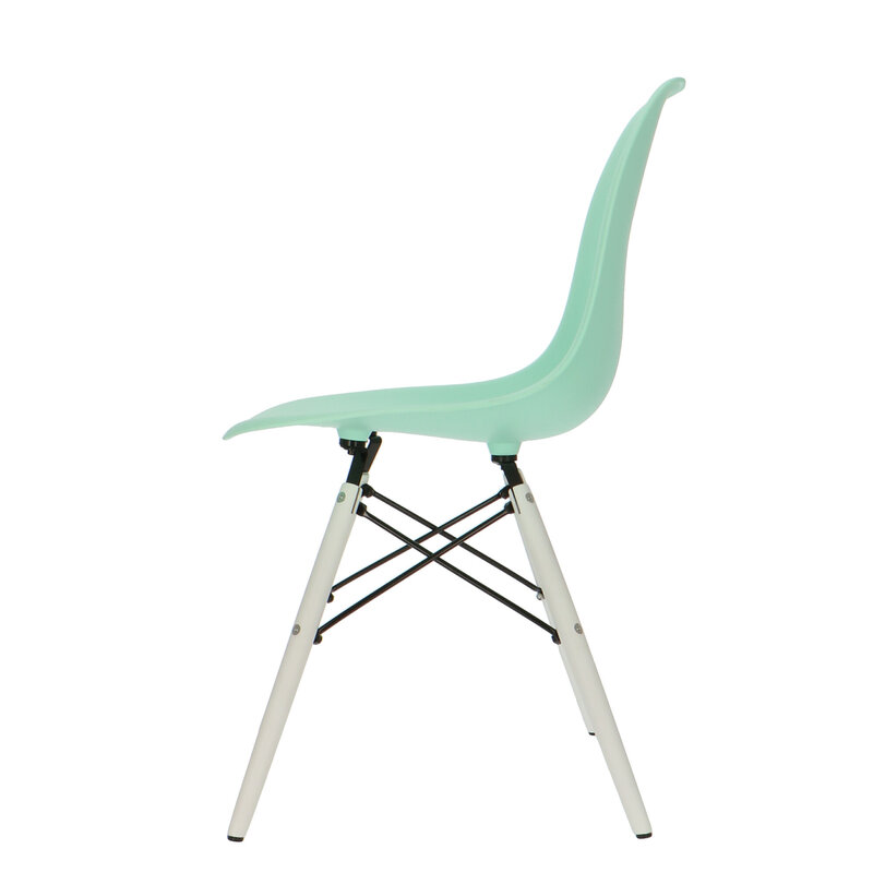 POPfurniture POP Chair DSW White Base Mint Green