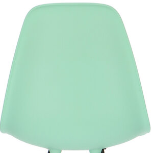 POPfurniture POP Stuhl DSW Weißes Untergestell Minzgrün