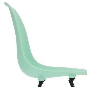 POP Stol DSW Hvid Chassis Mint Grøn POPfurniture POP Stol DSW Hvid Chassis Mint Grøn