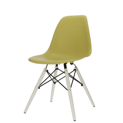 Chaise POP DSW Pieds Blancs Vert olive