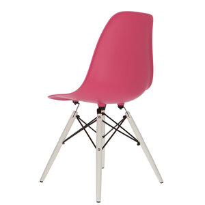 POP Stol DSW Vit Bas Rosa POPfurniture POP Stol DSW Vit Bas Rosa