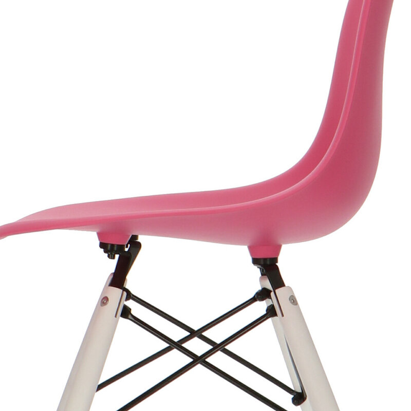 POP Stol DSW Vit Bas Rosa POPfurniture POP Stol DSW Vit Bas Rosa