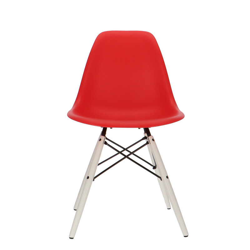POP Chair DSW White Base Red POPfurniture POP Chair DSW White Base Red