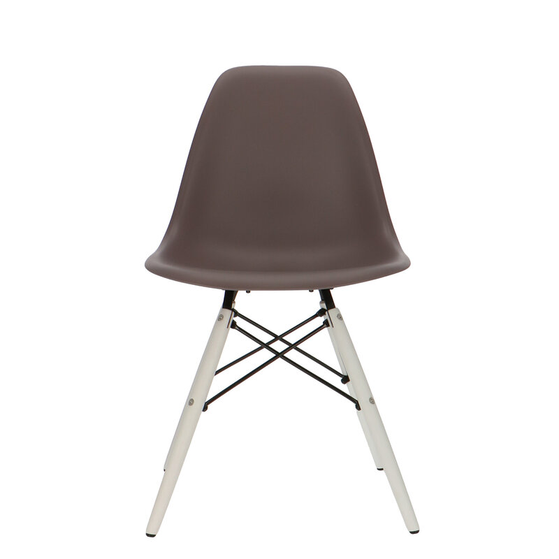 POP Chair DSW White Base Taupe POPfurniture POP Chair DSW White Base Taupe