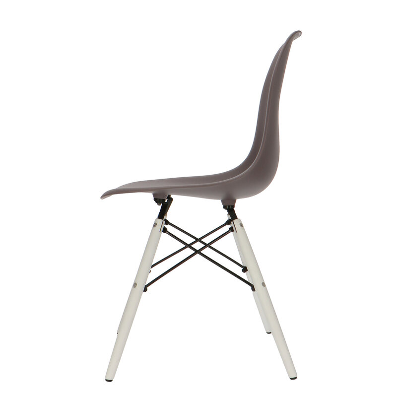 POP Chair DSW White Base Taupe POPfurniture POP Chair DSW White Base Taupe