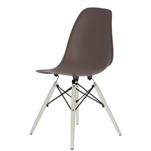 POPfurniture POP Stol DSW Hvid Chassis Taupe