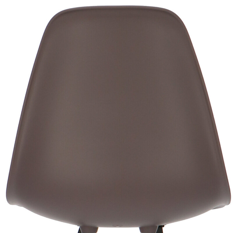 POP Chair DSW White Base Taupe POPfurniture POP Chair DSW White Base Taupe