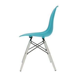 POP Stol DSW Vit Bas Turkos POPfurniture POP Stol DSW Vit Bas Turkos