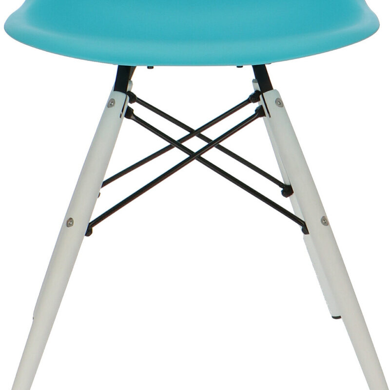 POP Stol DSW Vit Bas Turkos POPfurniture POP Stol DSW Vit Bas Turkos