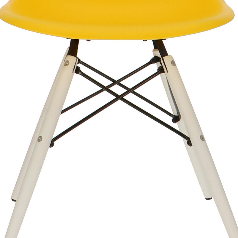 POP Chair DSW White Base Yellow POPfurniture POP Chair DSW White Base Yellow