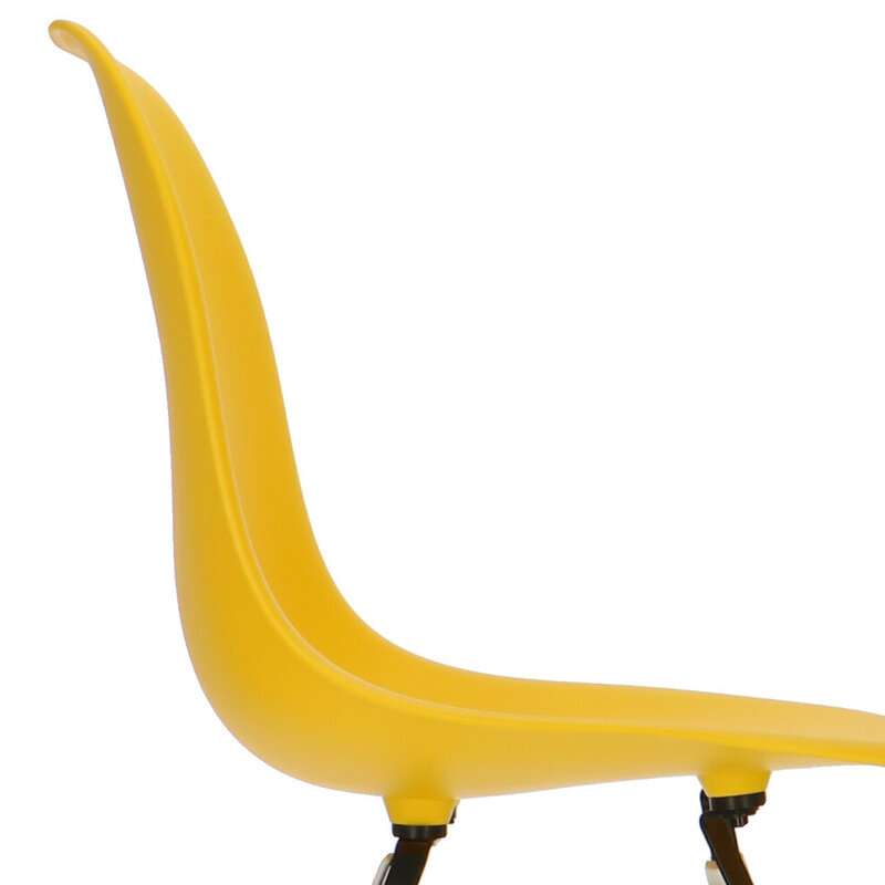 POP Chair DSW White Base Yellow POPfurniture POP Chair DSW White Base Yellow