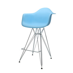 POPfurniture POP DAR Tabouret De Bar Bleu