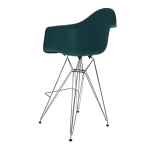 POPfurniture POP DAR Bar Stool Petrol Blue