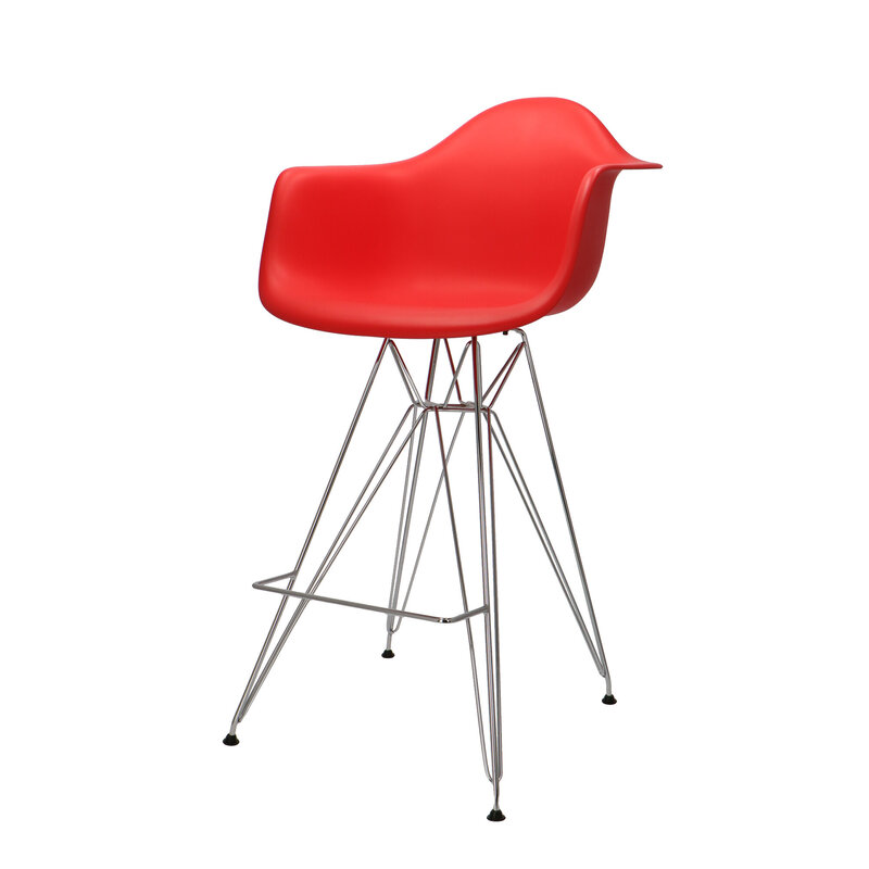POPfurniture POP DAR Barstol Röd