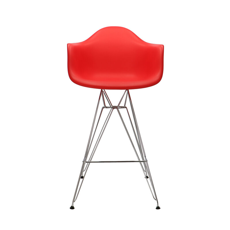 POPfurniture POP DAR Bar Stool Red