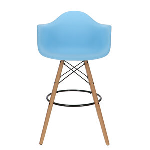 POPfurniture POP DAW Bar Stool Blue