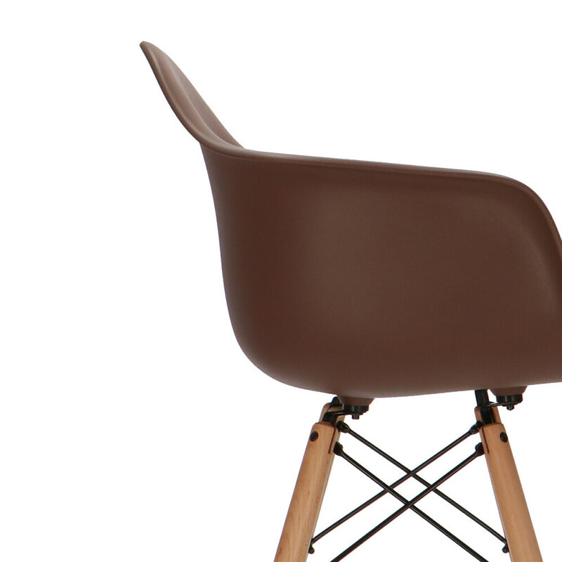 POPfurniture POP DAW Bar Stool Brown