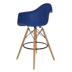 POPfurniture POP DAW Tabouret De Bar Bleu Foncé
