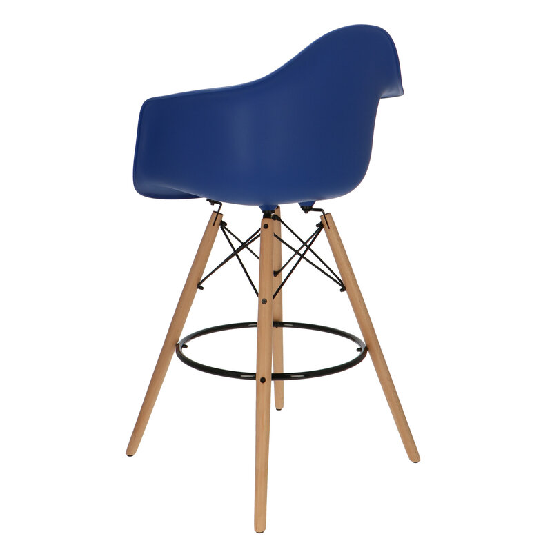 POPfurniture POP DAW Bar Stool Dark Blue
